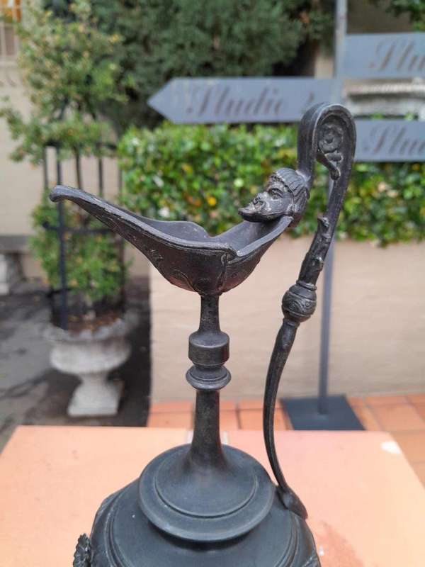 A 19th century French Pair of Bronze Urns / Ewers