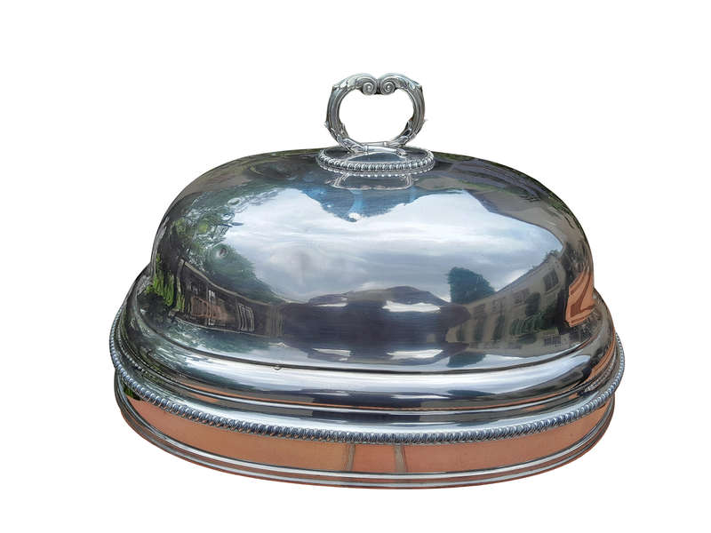 A Late 19th Century Silver Plated Food Dome