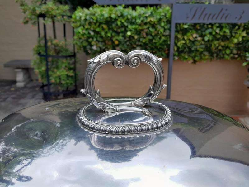 A Late 19th Century Silver Plated Food Dome