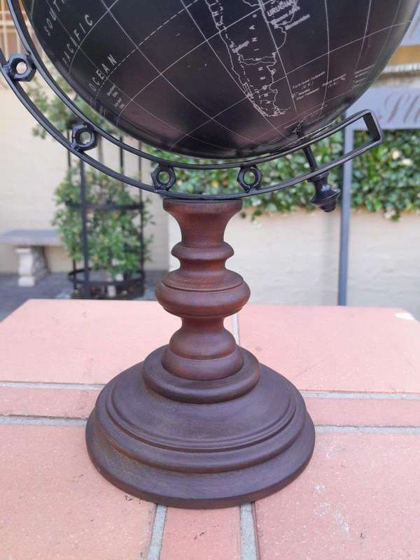 A 20TH Century Pair of World Globes