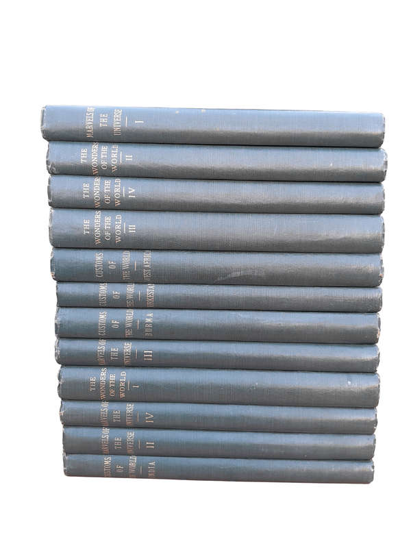 A Set of Books Wonders of the world Volume 1 to 9 and Marvels of The Universe Volumes 1 to 4 and ...
