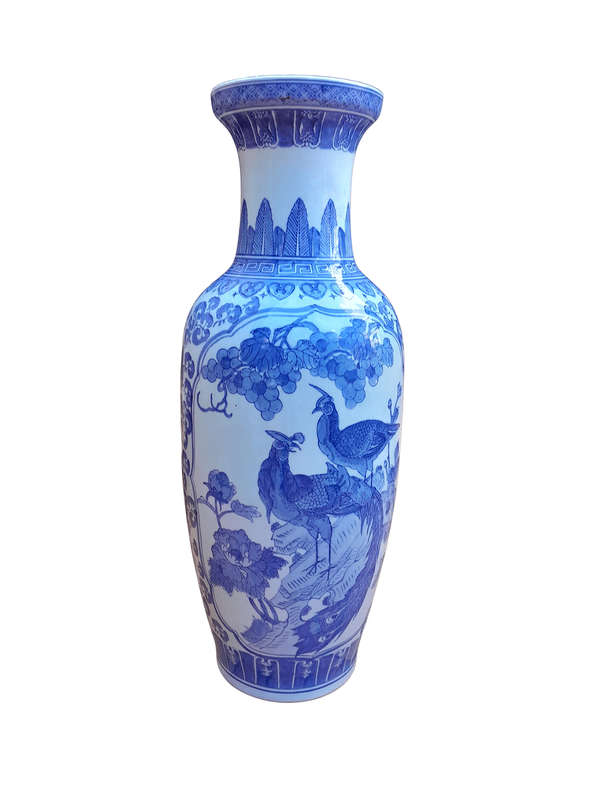 A 20th Century Chinese Blue / White Vase 