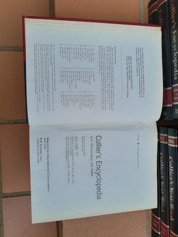 A 20th Century Complete Set of Thirty Three Colliers Encylopedia Book