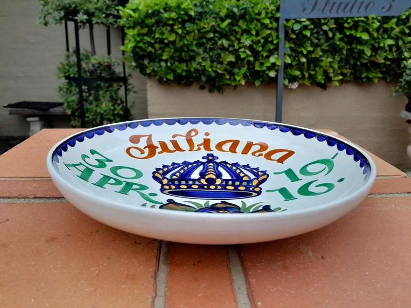 An Aluminia/Royal Copenhagen Denmark Commerative Platter
