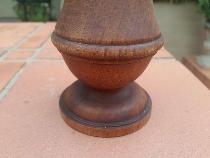 A Wooden Sugar Castor