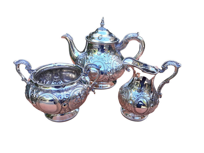 A 20th Century Victorian Three Piece Tea / Coffee Set