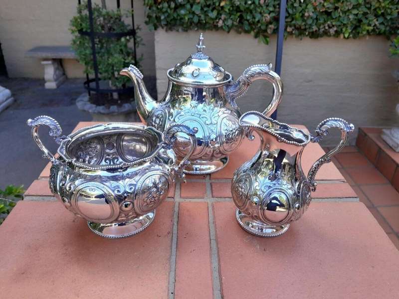 A 20th Century Victorian Three Piece Tea / Coffee Set