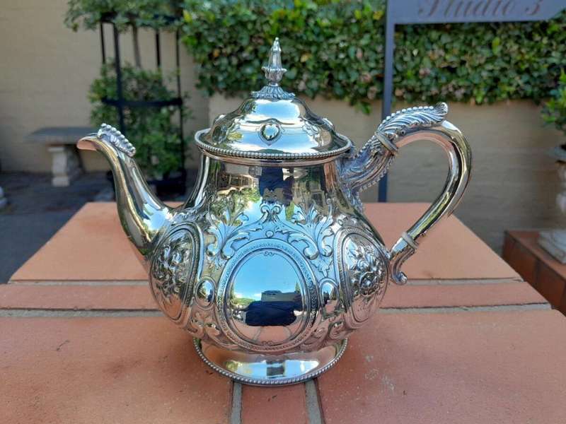 A 20th Century Victorian Three Piece Tea / Coffee Set