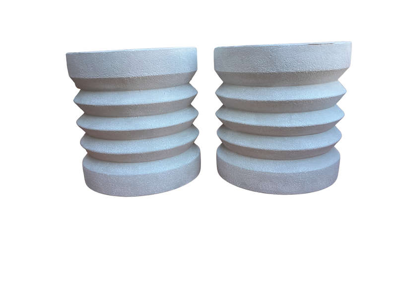 A Pair Of Cement Side Tables