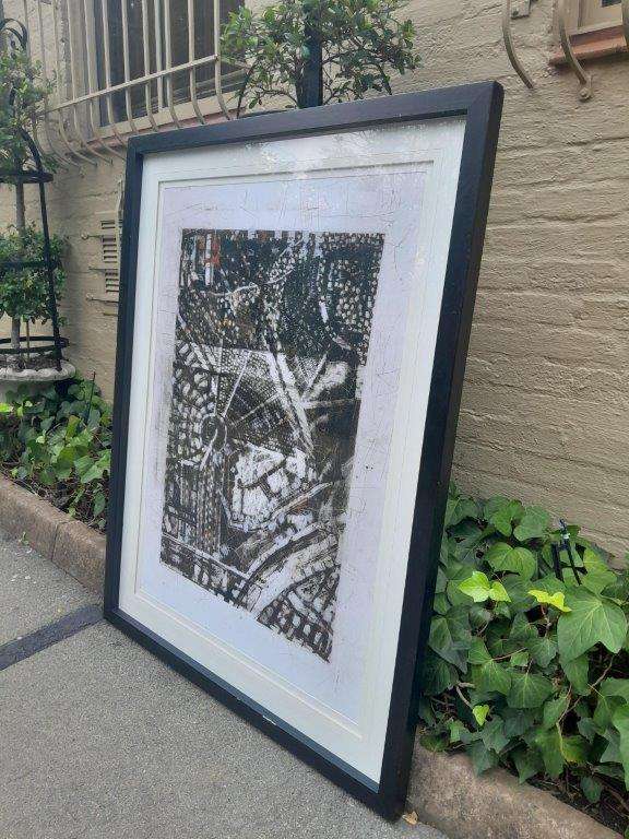 A 20th Century Large Abstract Composition. Signed Darryl Betz ND