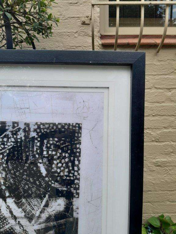 A 20th Century Large Abstract Composition. Signed Darryl Betz ND