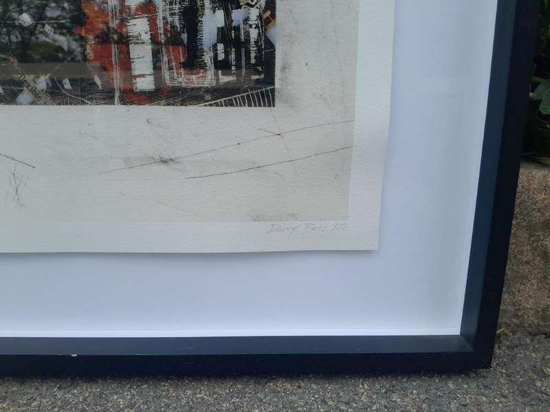 A 20th Century Large Abstract Composition. Signed Darryl Betz 