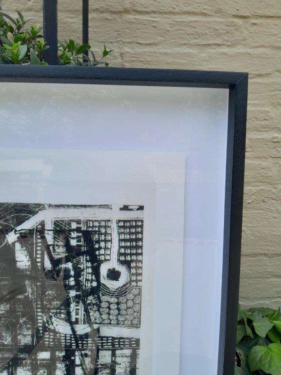 A 20th Century Large Abstract Composition. Signed Darryl Betz