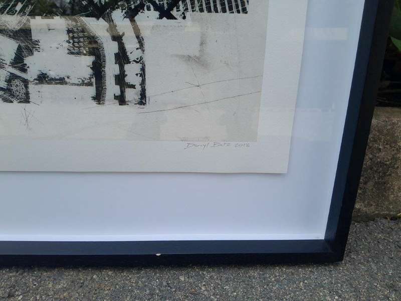 A 20th Century Large Abstract Composition. Signed Darryl Betz