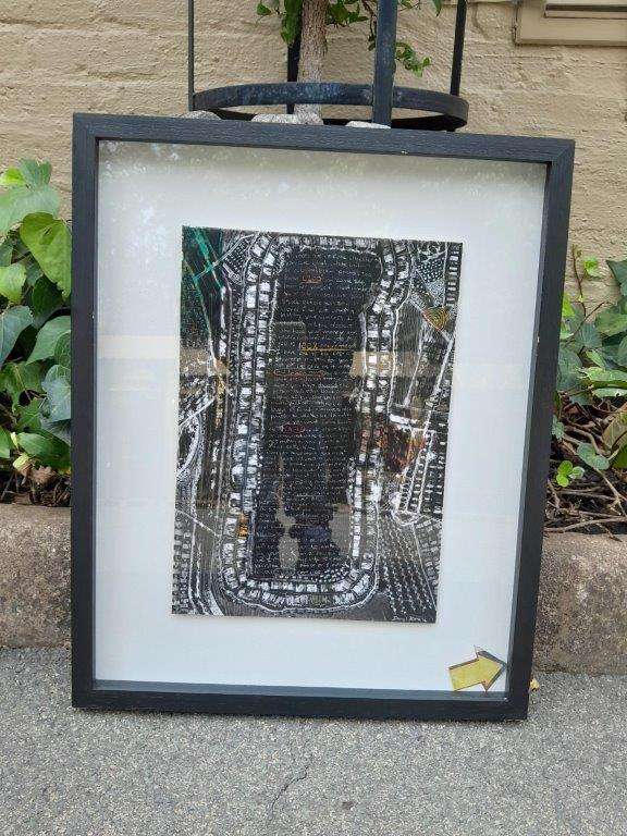 A 20th Century Abstract Composition. Signed Darryl Betz
