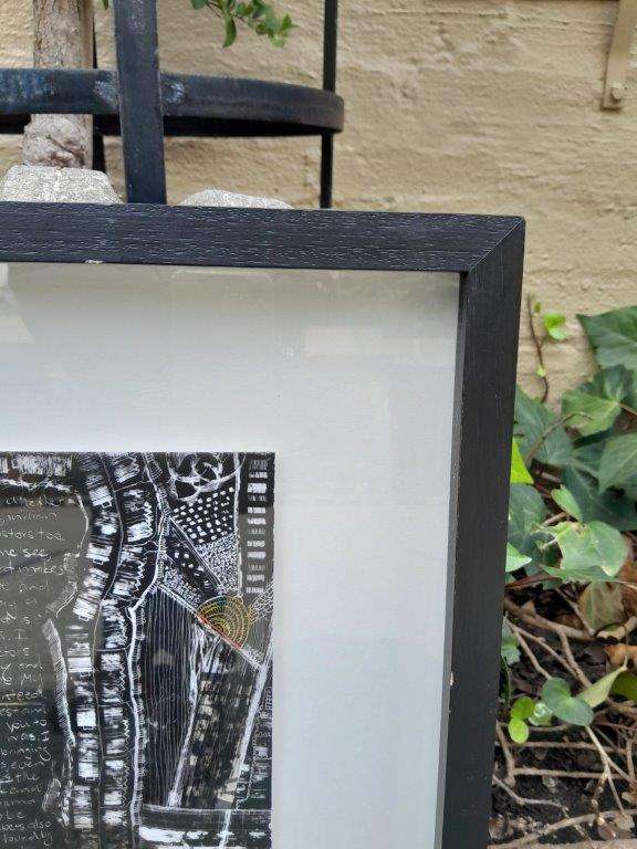 A 20th Century Abstract Composition. Signed Darryl Betz
