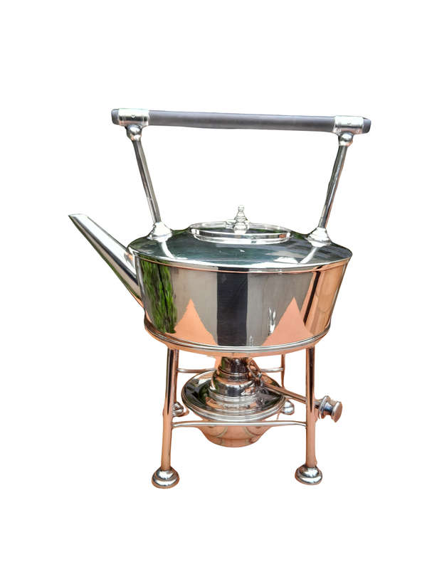 20th Century Tea Kettle on Burner