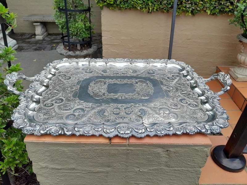 An Antique / Circa 1820s Regency Style Tray