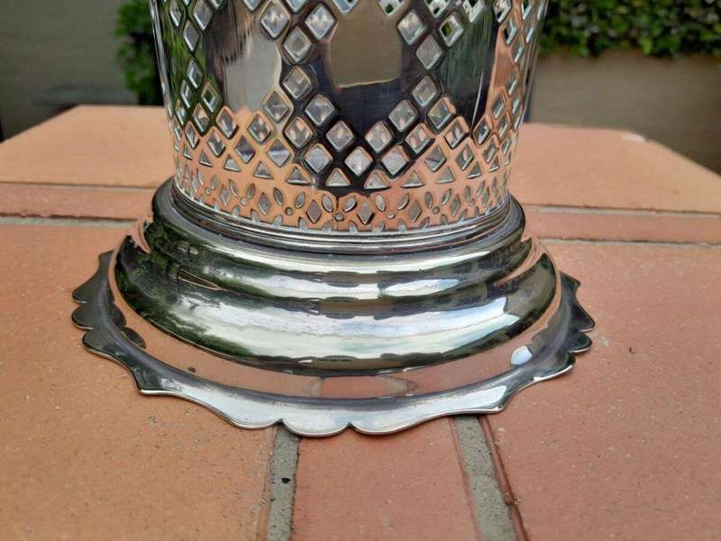 A 20th Century Silver-Plate Champagne / Wine bottle Holder