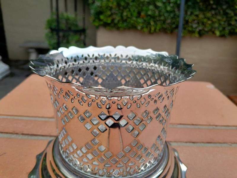 A 20th Century Silver-Plate Champagne / Wine bottle Holder