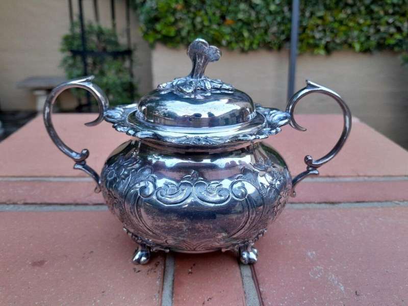 A 5 piece Set John Turton Hand Chased Tea & Coffee Set