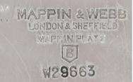 A 20th Century Sheffield Silver Plate Gravy / Sauce Boat With Matching Underplate By Mappin & Webb