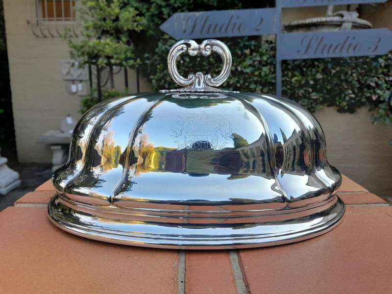 An Electroplate Food Dome