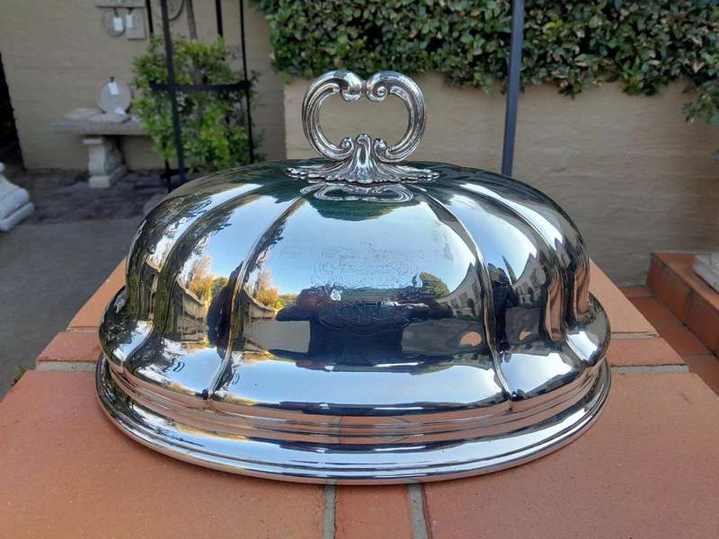 An Electroplate Food Dome