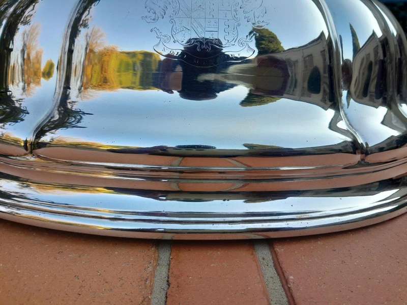 An Electroplate Food Dome