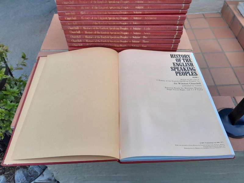 A 20th Century Circa 1970s Complete Set Of Twenty Three Volumes Of History Of The English Speak...