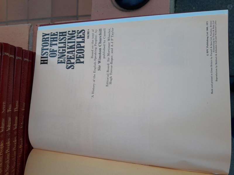A 20th Century Circa 1970s Complete Set Of Twenty Three Volumes Of History Of The English Speak...