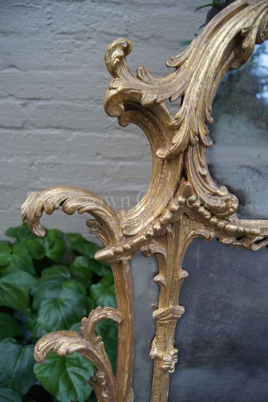 19th-Century Gilt Framed Mirror
