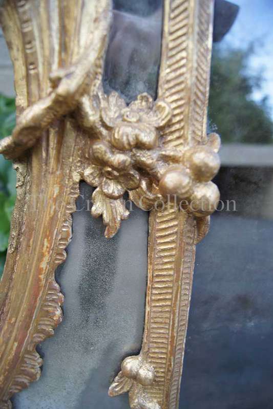 19th-Century Gilt Framed Mirror