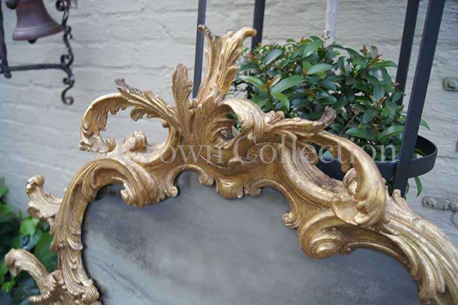 19th-Century Gilt Framed Mirror