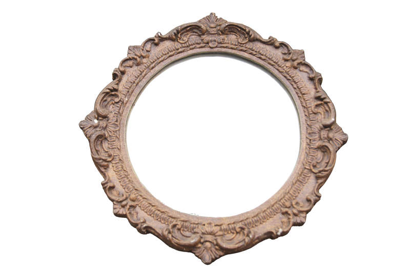 Early 20th Century Gilt Framed Convex Mirror