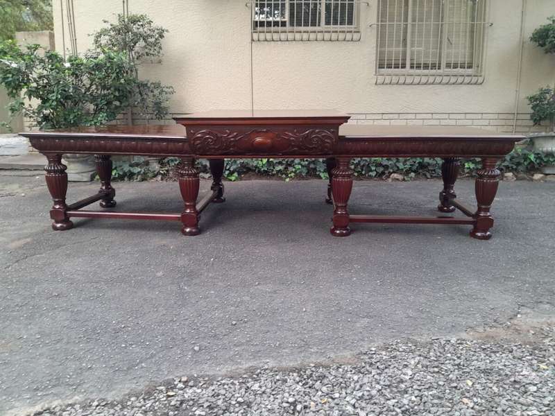 A Rare Antique English Mahogany Massive Entrance / Dining / Refectory / Display Table  Provena...