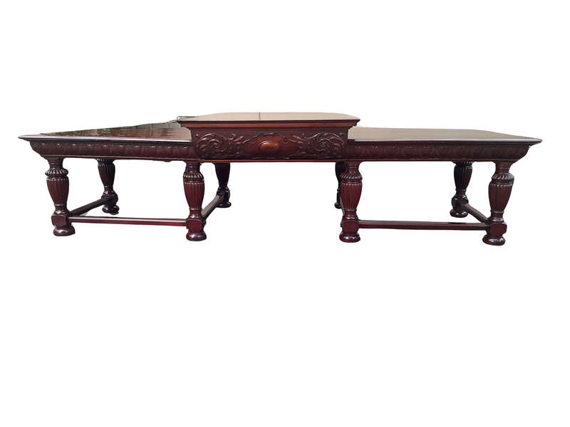 A Rare Antique English Mahogany Massive Entrance / Dining / Refectory / Display Table  Provena...