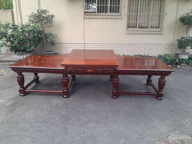 A Rare Antique English Mahogany Massive Entrance / Dining / Refectory / Display Table  Provena...