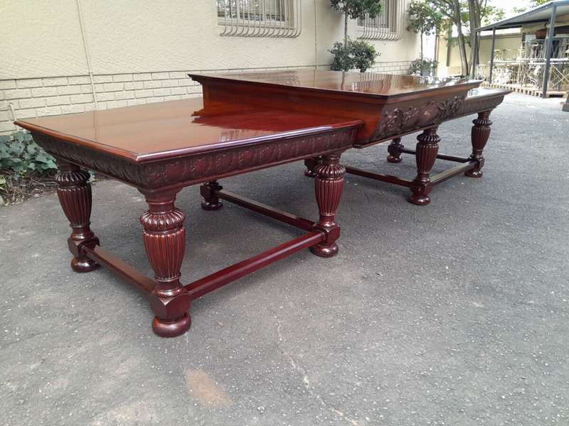 A Rare Antique English Mahogany Massive Entrance / Dining / Refectory / Display Table  Provena...