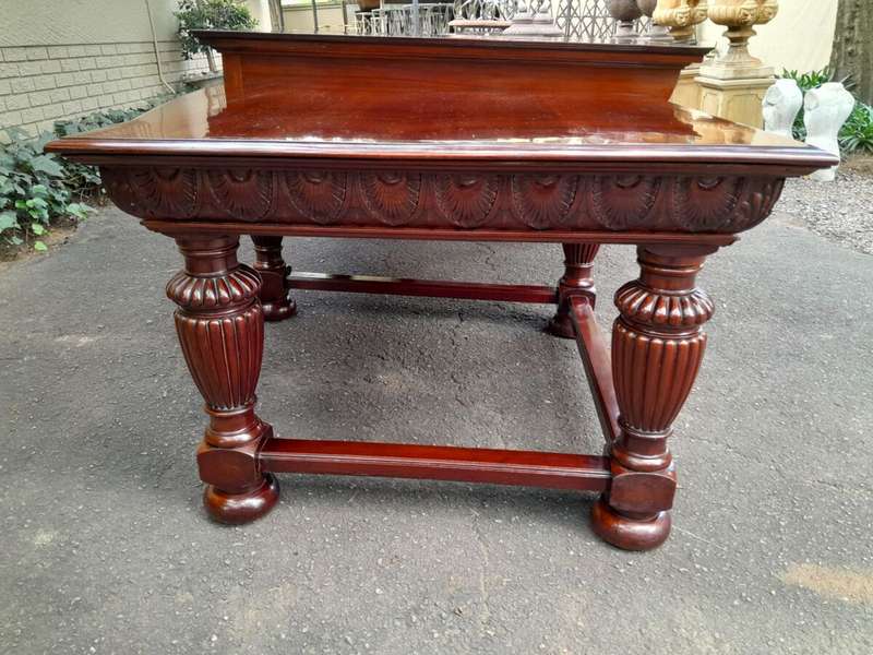 A Rare Antique English Mahogany Massive Entrance / Dining / Refectory / Display Table  Provena...