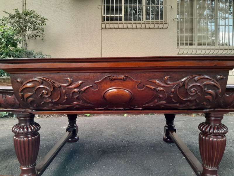 A Rare Antique English Mahogany Massive Entrance / Dining / Refectory / Display Table  Provena...
