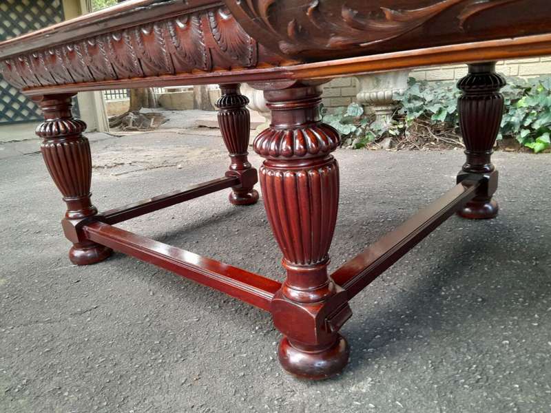 A Rare Antique English Mahogany Massive Entrance / Dining / Refectory / Display Table  Provena...