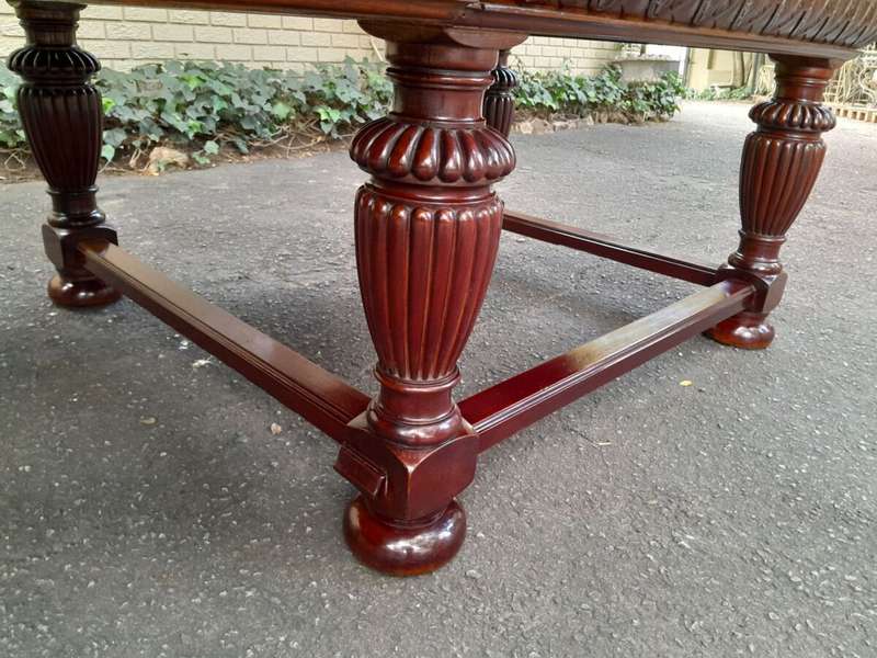 A Rare Antique English Mahogany Massive Entrance / Dining / Refectory / Display Table  Provena...