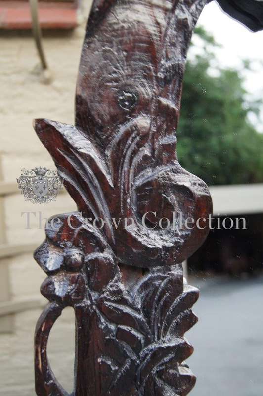 Ornately Carved Wooden Mirror