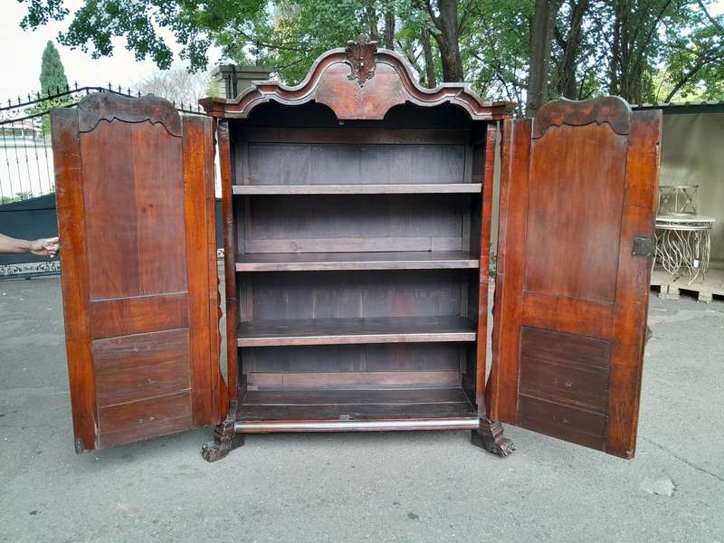 18th-century Dutch Walnut Armoire