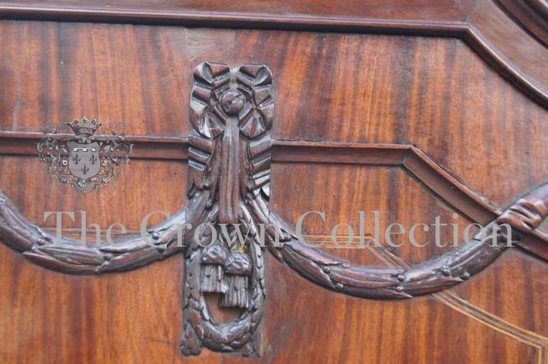 Dutch Mahogany & Satinwood Inlaid Armoire in Neo-Classical Taste circa 1790 (ND)