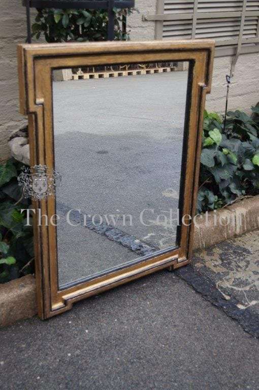 Rectangular Gilt Framed Mirror