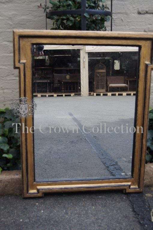 Rectangular Gilt Framed Mirror