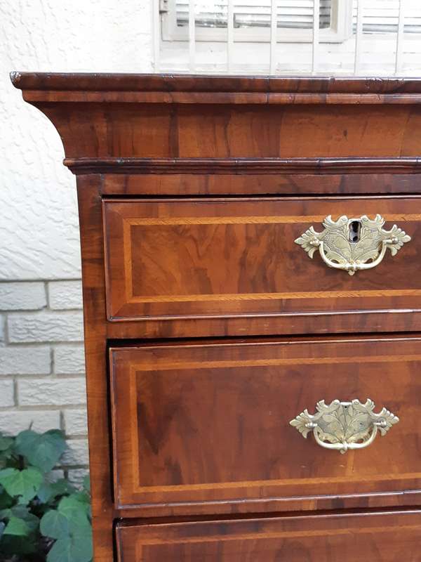 18th Century George I Period Walnut Chest on Stand, English circa 1720