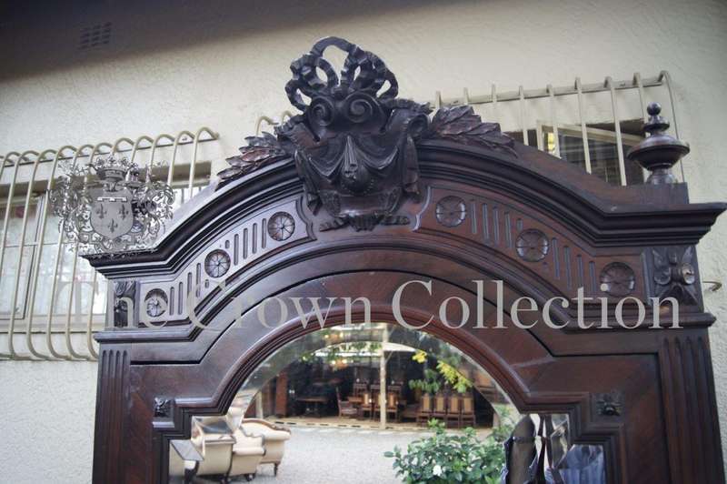 19th-Century French Carved Walnut Armoire
